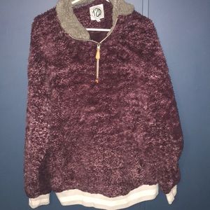 sherpa quarter zip